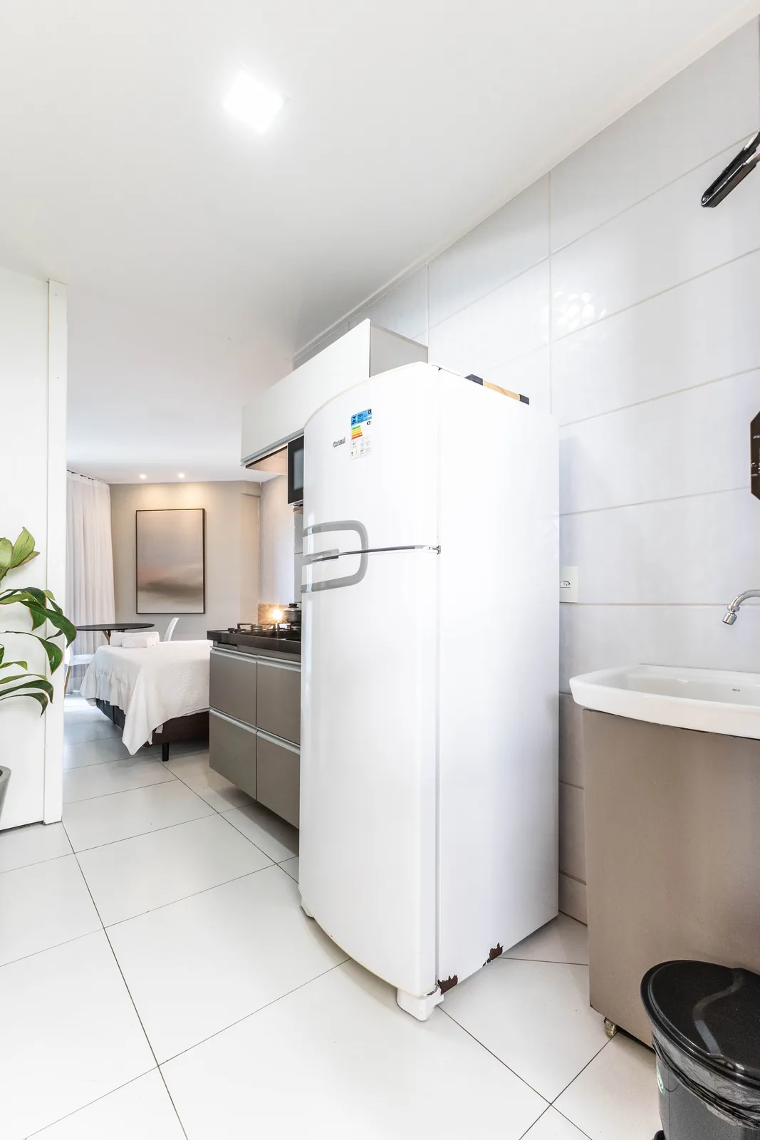 Cozinha e geladeira